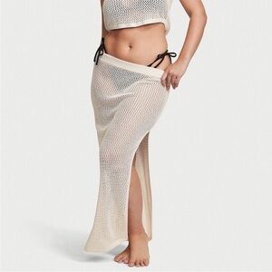 Victoria's Secret Cream Swim Coverup Skirt